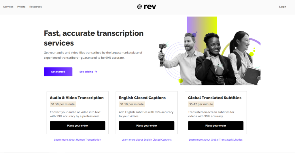 Rev - The best transcription software